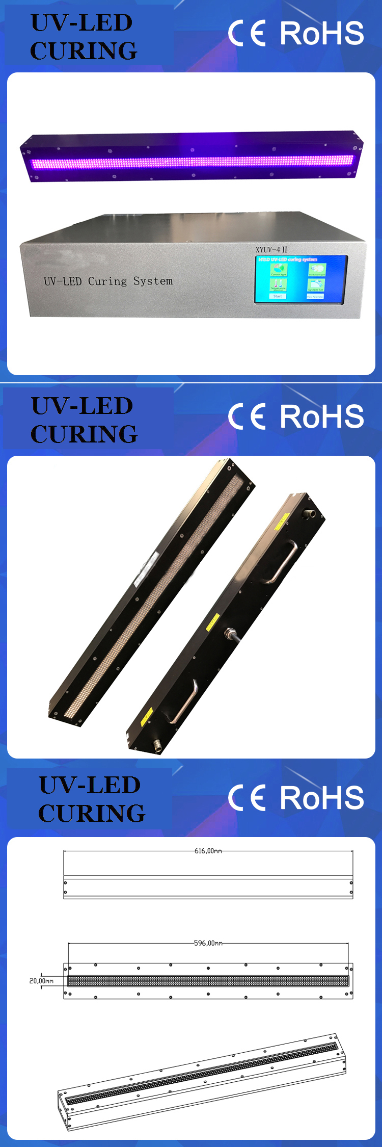 Water Cooling System UV LED Offset for Printing Machine