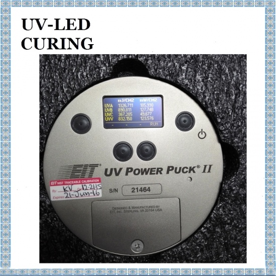  EIT UV мощност шайба II ултравиолетова облъчваща метър UV метър 4 UV ленти измерват интензивната температура на енергията