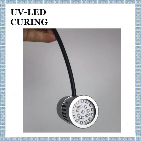 кръгла 365nm UV лампа за втвърдяване на UV лепило UV смола UV втвърдяваща светлина
