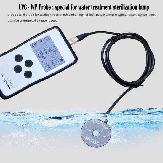 UVC лампа за откриване на подводна стерилизация UV интензитет