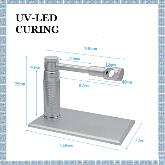 12-милиметрова опорна стойка за държач на източник на светлина за UV лъчи за UV лъчи