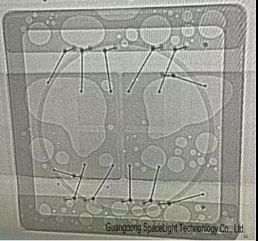 Vacuum Reflow Soldering: Cavity Rate <10% Normal Reflow Soldering: Cavity Rate > 30% \