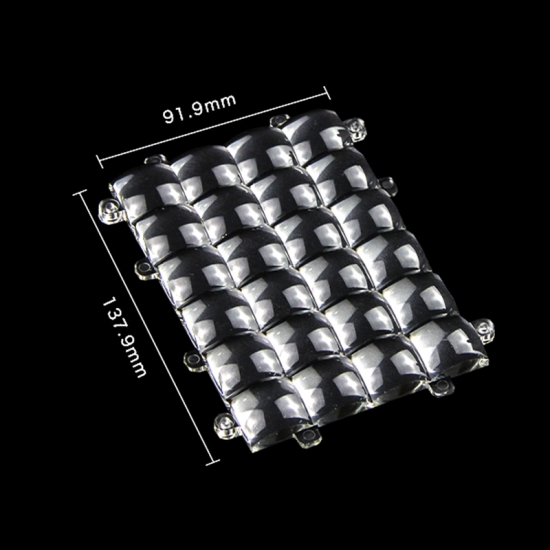 24 бр 405nm LED 3D принтер обектив UV LED модул за паралелен източник на светлина
