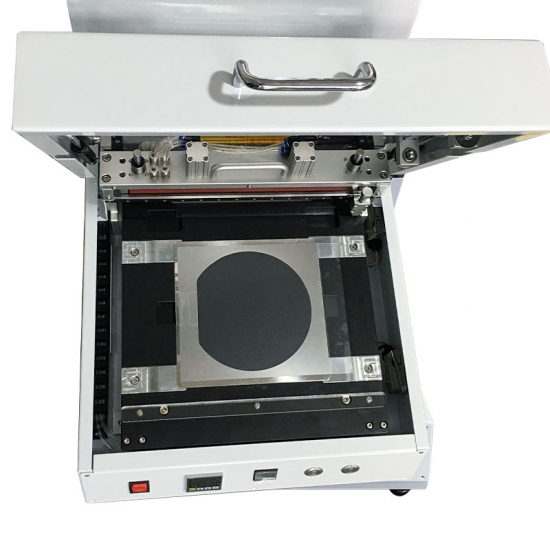 Полупроводникова машина за ламиниране на вафлени чипове с двоен филм
