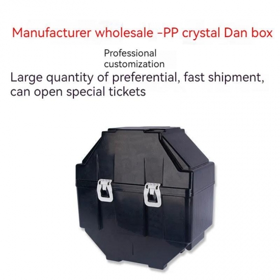 12-инчова кутия за доставка на вафли Черен PP антистатичен силиконов вафлен контейнер за съхранение на вафли